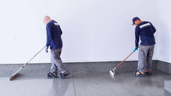 Garage concrete resurfacing